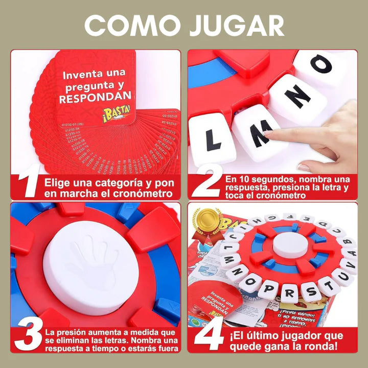 Basta® Juego de Mesa Piensa Rápido y Contesta