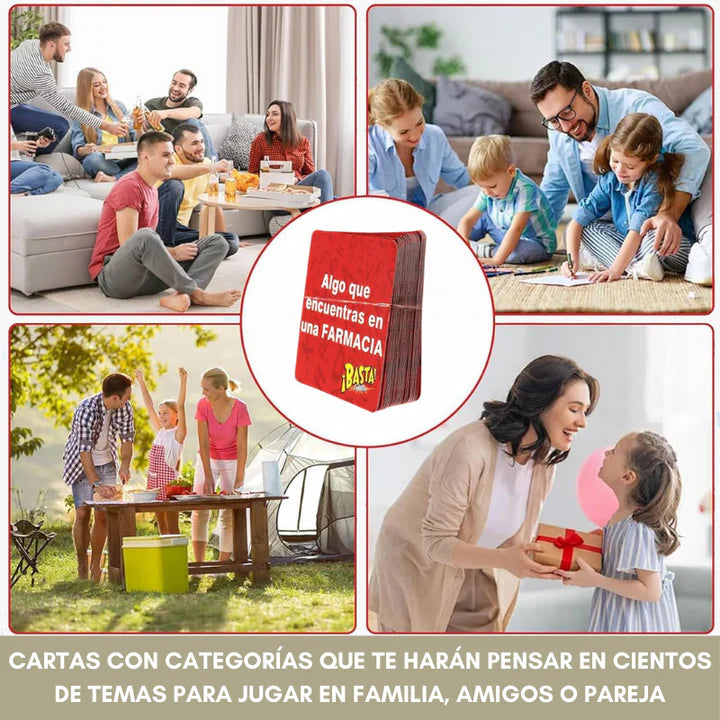 Basta® Juego de Mesa Piensa Rápido y Contesta