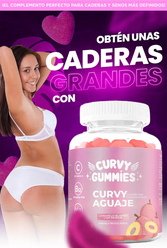 Curvy Gummies de Aguaje Repotenciados para Gluteos y Senos