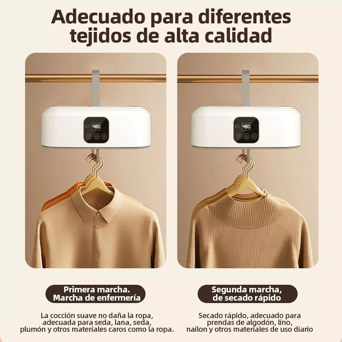 SECADOR DE ROPA PORTATIL-NO MAS ROPA HUMEDA❌