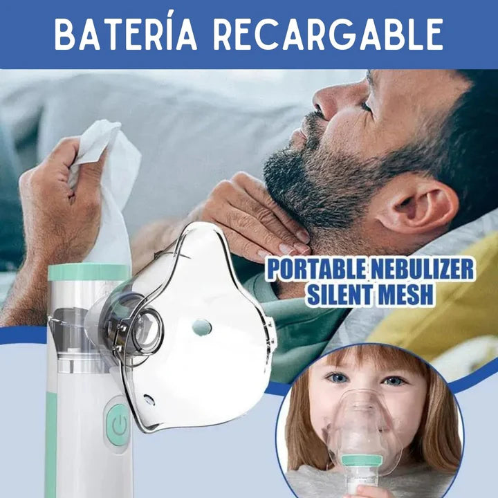 Nebulizador Portátil Para Adultos Y Niños