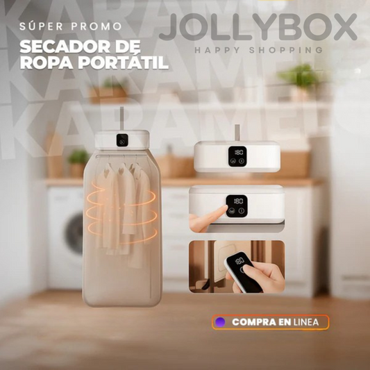 SECADOR DE ROPA PORTATIL-NO MAS ROPA HUMEDA❌